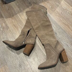 Like new Vince camuto suede over the knee boot